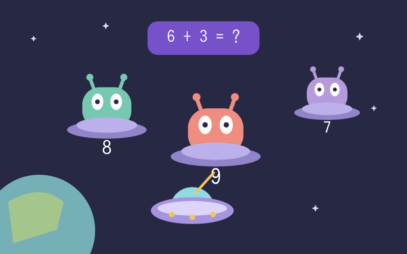 Alien Addition game cover illustration