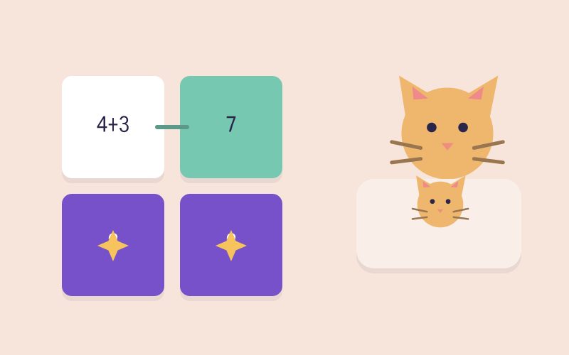 Kitten Match game cover illustration