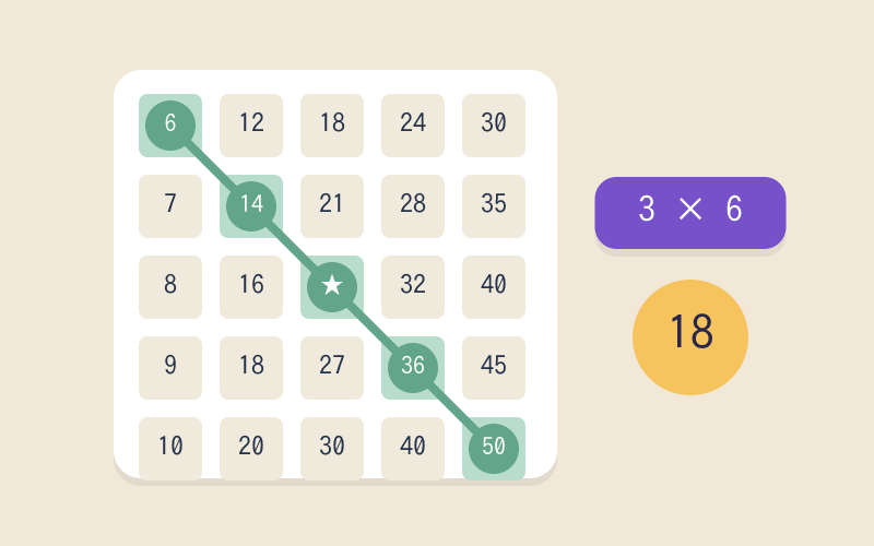 Math Bingo game cover illustration