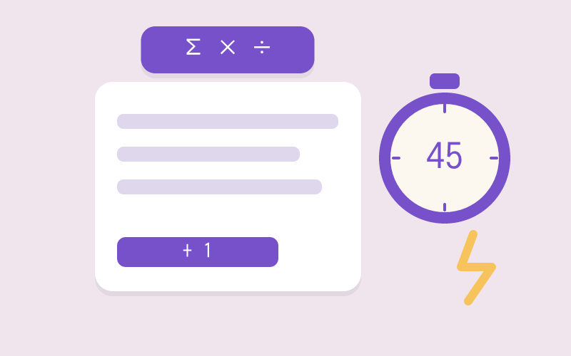 Math Vocabulary Sprint game cover illustration
