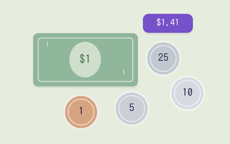 Money Counts (USD) game cover illustration