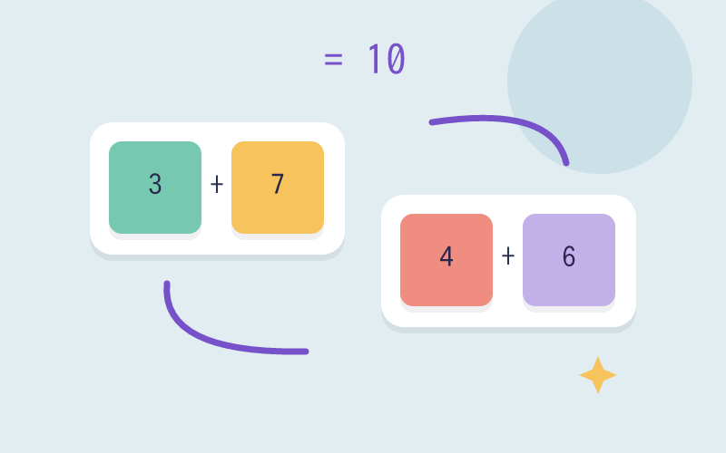 Number Pairs 10 game cover illustration