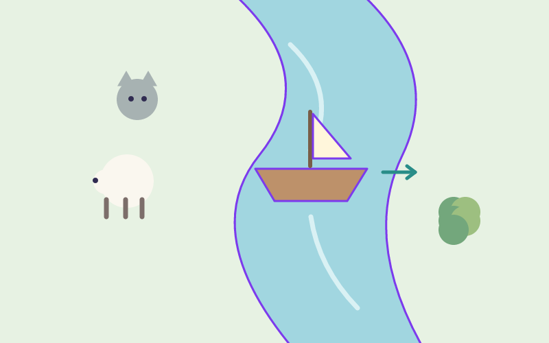 River Crossing Logic game cover illustration