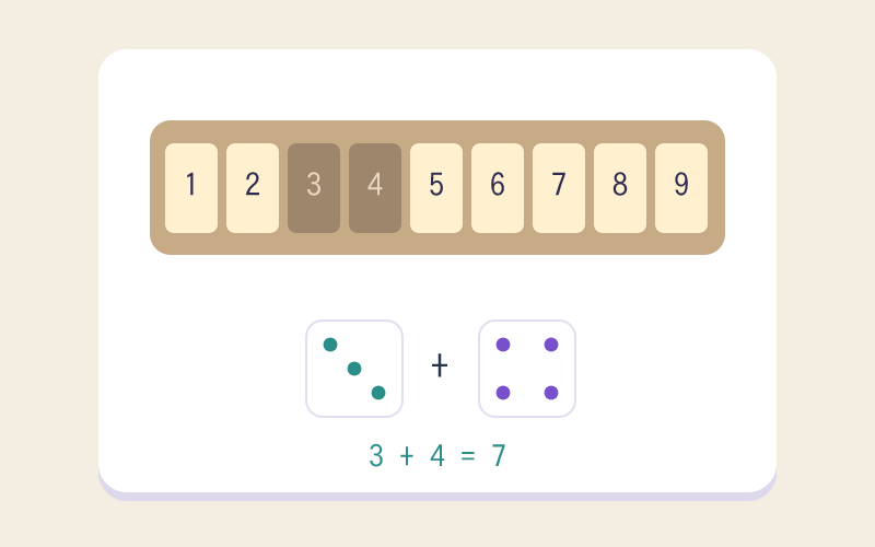 Shut the Box Math game cover illustration