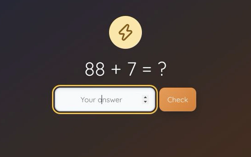 Mental Math Trainer gameplay preview